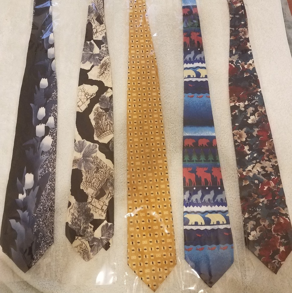 Tie mystery packs 3, 5 or ten designer ties